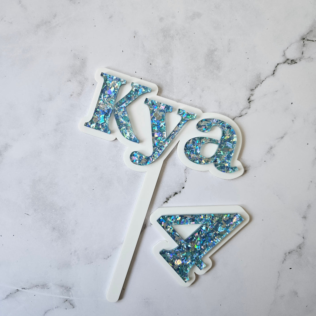 Frozen Theme with Name &amp; Age | Cake Topper &amp; Fropper