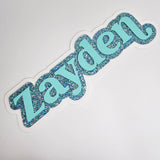 3D Name Plaque | Triple Layered Acrylic Wall Name Sign |3 Layer Name Sign | Custom Kids Name Sign | Perth Boho & Brave