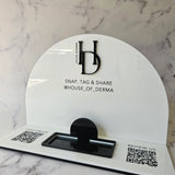 QR Code Sign - Wide Arch