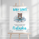 Baby Pilot | Baby Shower Welcome Sign