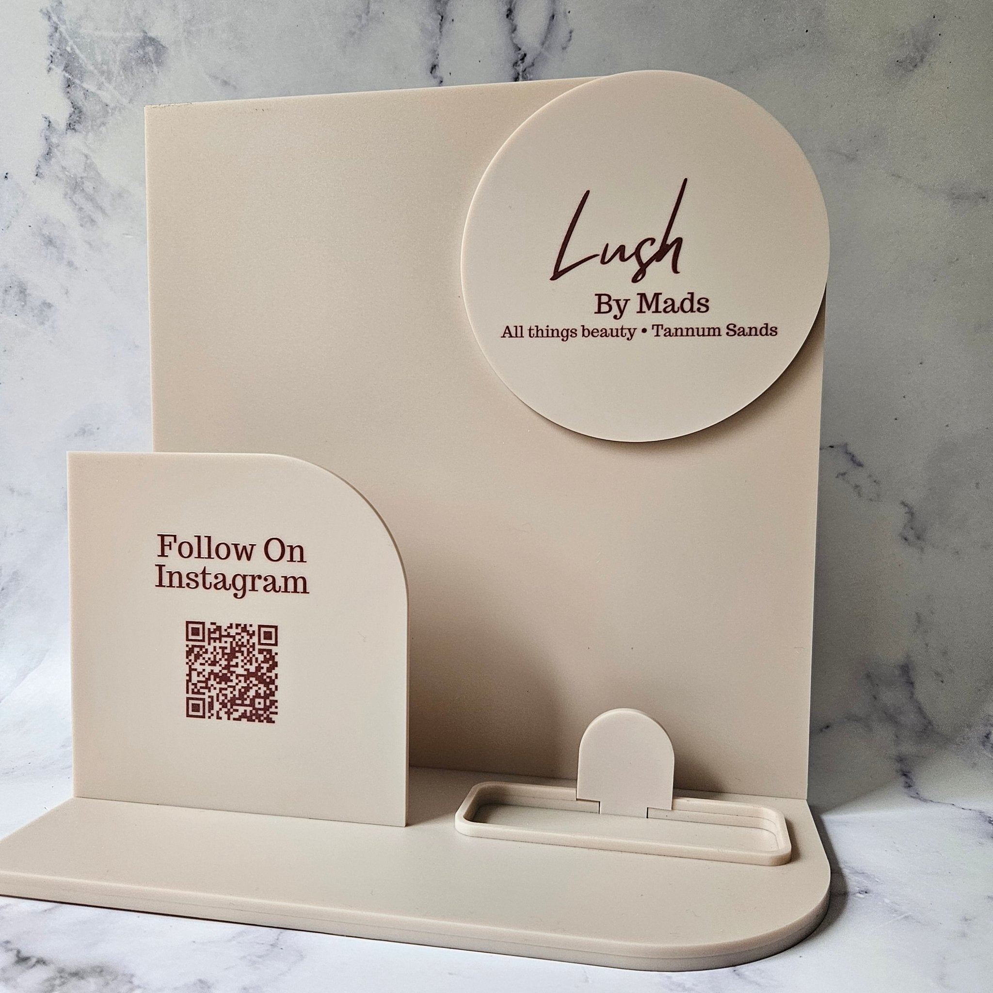 Custom Brochure Holder with Logo