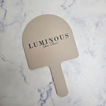 Branded Hand Held Mirror with logo