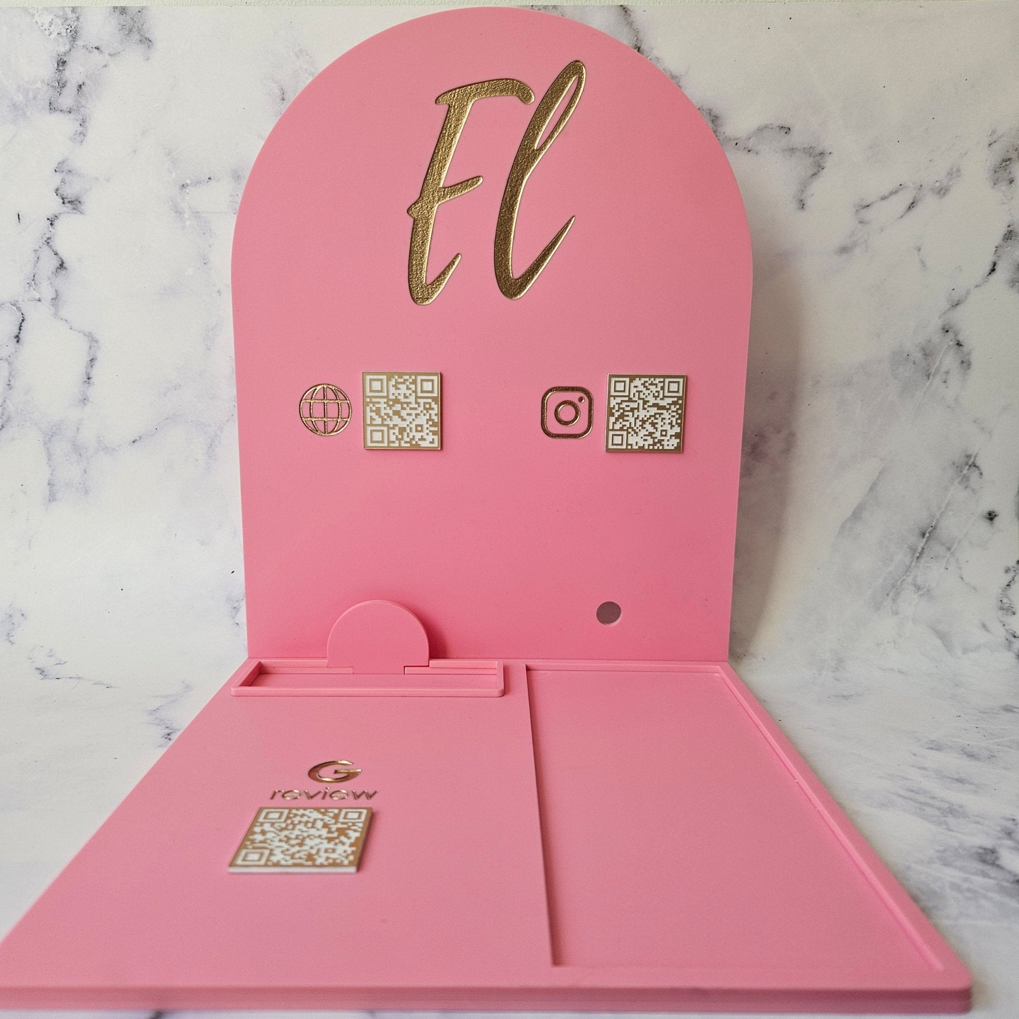 Pastel Pink Custom Eftpos Holder