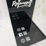 Custom Eftpos Holder square in gloss black