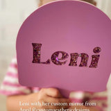 Personalised Handheld Mirror with Name