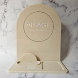 Square Reader Station in Beige Acrylic (gloss)