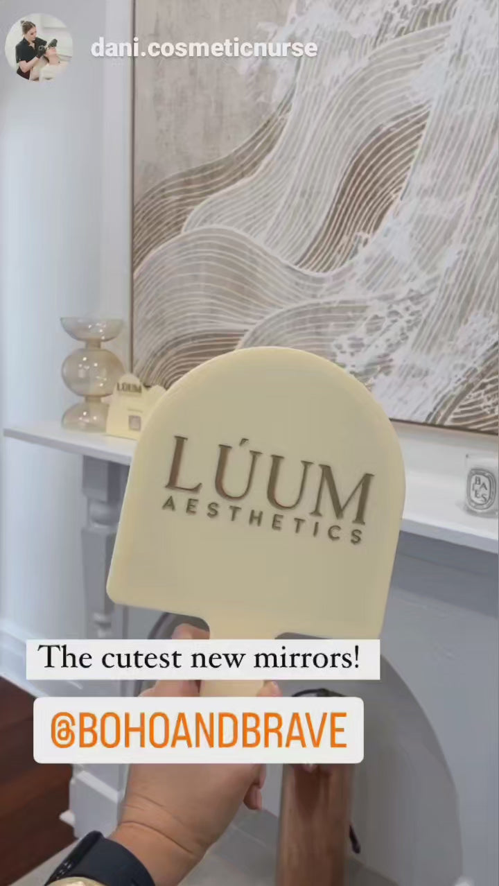 Handheld Mirror with Logo